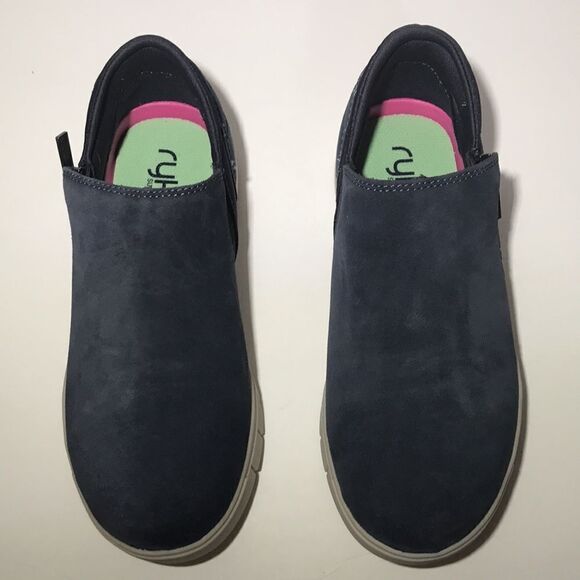 Ryka Hensley Zip Up Suede Leather Booties - Picture 8 of 8